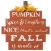 Glitzhome 12 In. Pumpkin Tabletop Decor