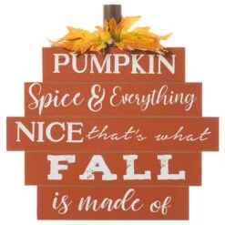 Glitzhome 12 In. Pumpkin Tabletop Decor
