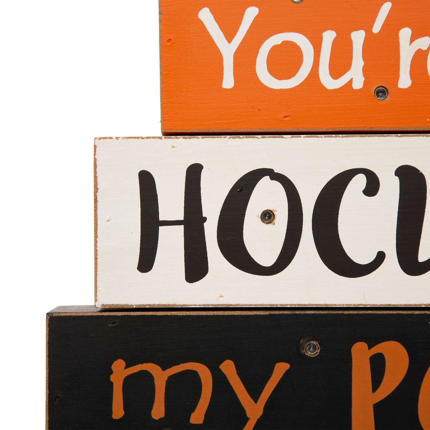 Glitzhome 11.54 In. Prelit You're The Hocus To My Pocus Sign Fall Decor 5 Glitzhome 11.54 In. Prelit You're The Hocus To My Pocus Sign Fall Decor - Image 5