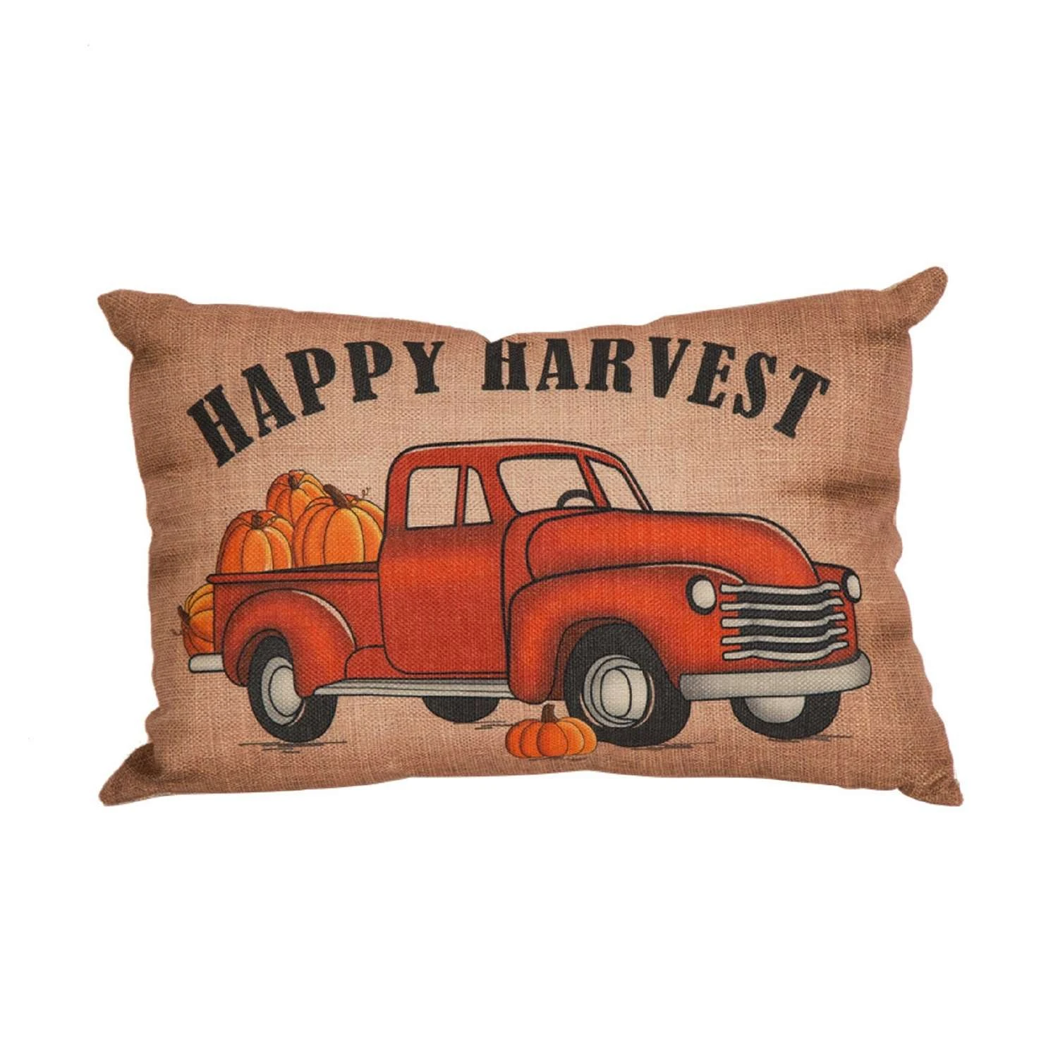 Glitzhome 11.61 In. Happy Harvest Pillow Fall Decor 1 Glitzhome 11.61 In. Happy Harvest Pillow Fall Decor