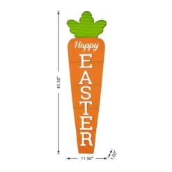 Glitzhome Carrot Happy Easter Porch Decor MDF/Iron 1 Pc 9 Glitzhome Carrot Happy Easter Porch Decor MDF/Iron 1 Pc -Glitzhome 1a0cc671 dbc6 4e5f b03b c8d78b3c1cc3