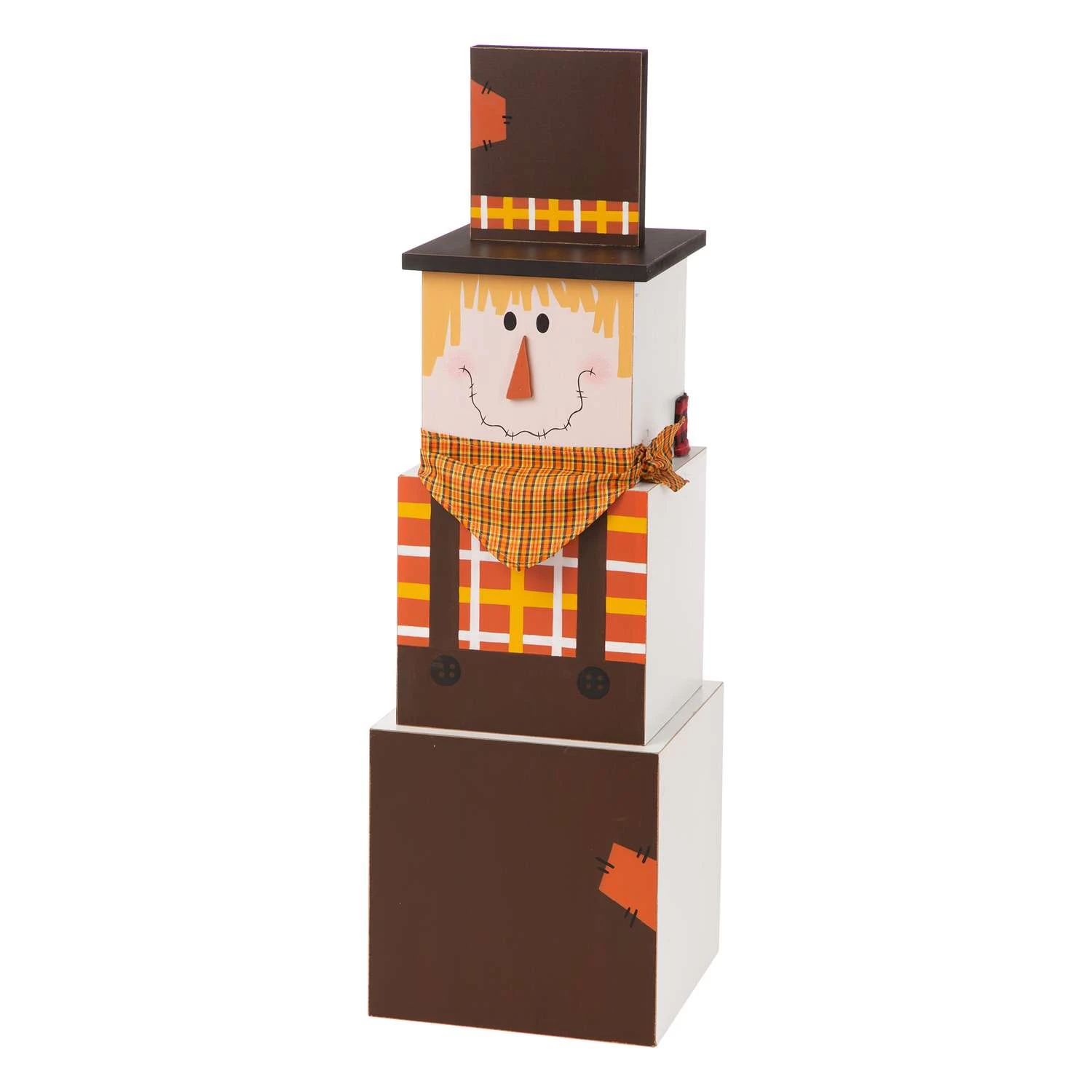 Glitzhome Black/White Double-Sided Snowman/Scarecrow Indoor Christmas Decor 36.22 In. 2 Glitzhome Black/White Double-Sided Snowman/Scarecrow Indoor Christmas Decor 36.22 In. - Image 2