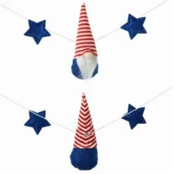 Glitzhome Patriotic Garland Polyester 1 Pc 9 Glitzhome Patriotic Garland Polyester 1 Pc -Glitzhome 228b684c 1d99 49fd bffd 5fd1e34fb455