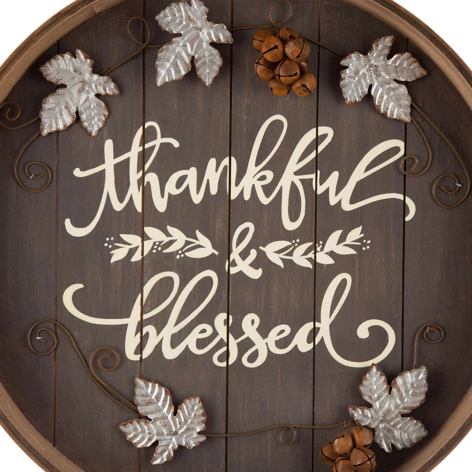 Glitzhome 1.97 In. Thankful & Blessed Fall Decor 3 Glitzhome 1.97 In. Thankful & Blessed Fall Decor - Image 3