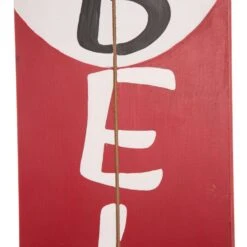 Glitzhome Multicolored Believe Porch Sign 42 In. -Glitzhome 38fb9617 d782 4ed4 8b82 26ffd7e5baf7