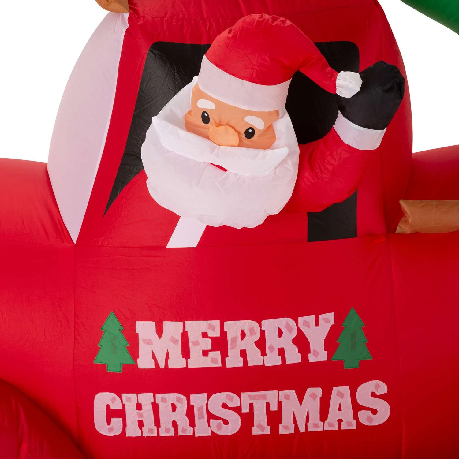 Glitzhome Santa On Pick Up Truck Decor 70.87 In. Inflatable 6 Glitzhome Santa On Pick Up Truck Decor 70.87 In. Inflatable - Image 6