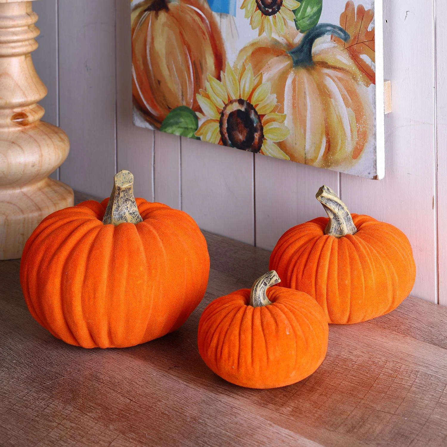 Glitzhome Pumpkins Fall Decor 2 Glitzhome Pumpkins Fall Decor - Image 2