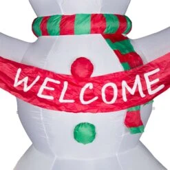 Glitzhome Snowman "Welcome" Banner 141.73 In. Inflatable 11 Glitzhome Snowman "Welcome" Banner 141.73 In. Inflatable -Glitzhome 59efd2cc e4c3 440f 97f5 345e6c0da333