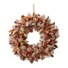 Glitzhome 18.5 In. Plaid Wreath Fall Decor