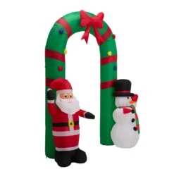 Glitzhome Santa Snowman Gate Arch 96.06 In. Inflatable 11 Glitzhome Santa Snowman Gate Arch 96.06 In. Inflatable -Glitzhome 5ce25f37 d799 47b4 aab8 bfaf20c5f528
