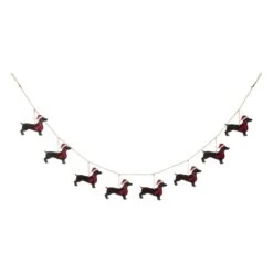 Glitzhome 6 Ft. L Dog Garland