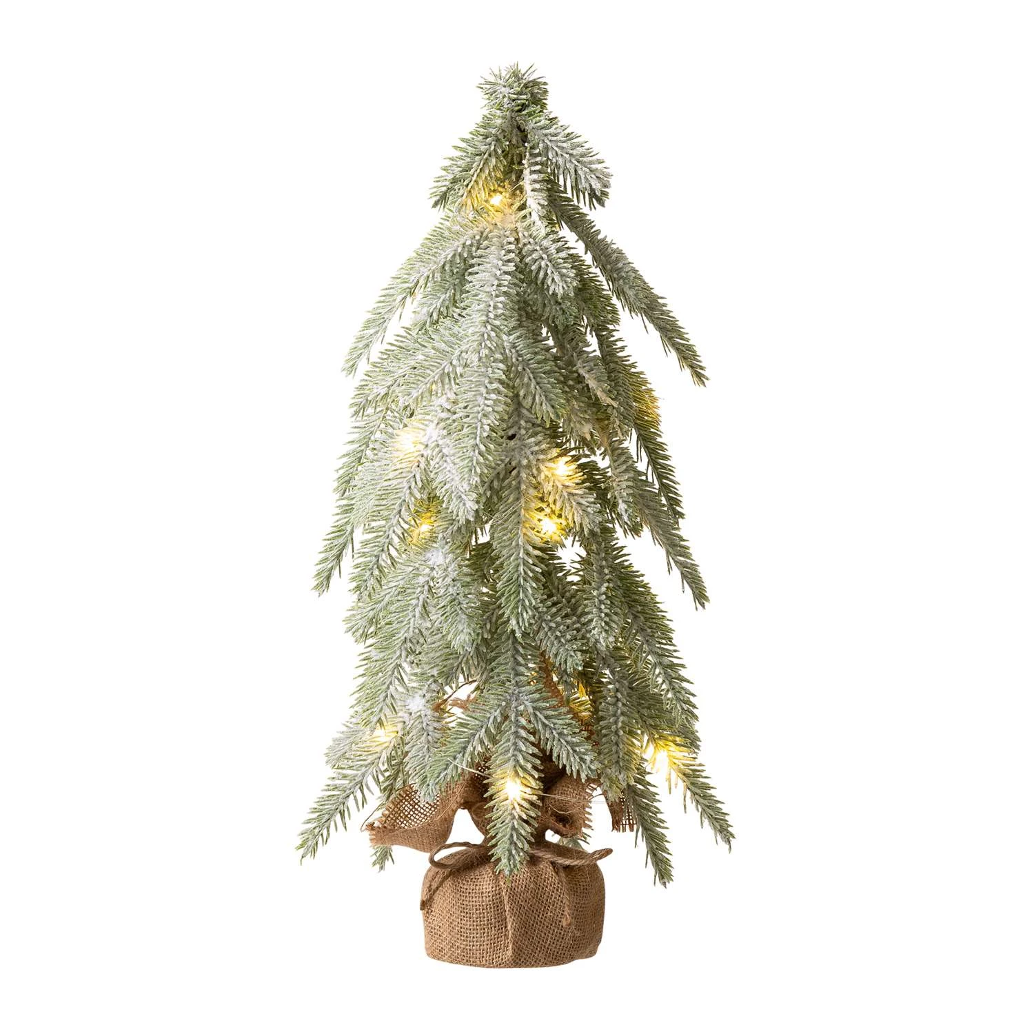 Glitzhome 1-1/2 Ft. Full LED 20 Ct Frosted Artificial Christmas Tree 1 Glitzhome 1-1/2 Ft. Full LED 20 Ct Frosted Artificial Christmas Tree