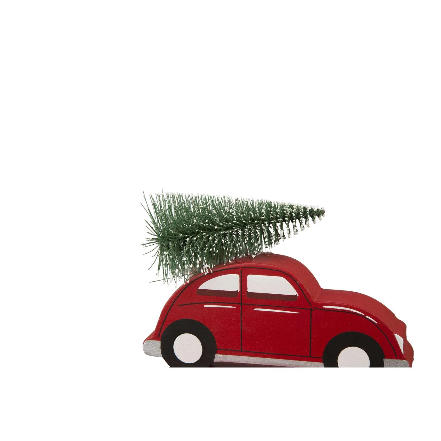 Glitzhome Multicolored Red Car Stocking Holder 5.31 In. 2 Glitzhome Multicolored Red Car Stocking Holder 5.31 In. - Image 2