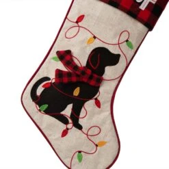 Glitzhome Multicolored Dog Christmas Stocking 1.18 In. 7 Glitzhome Multicolored Dog Christmas Stocking 1.18 In. -Glitzhome 7ca55f4f e1ba 4efa b3c8 260420b9bf4b