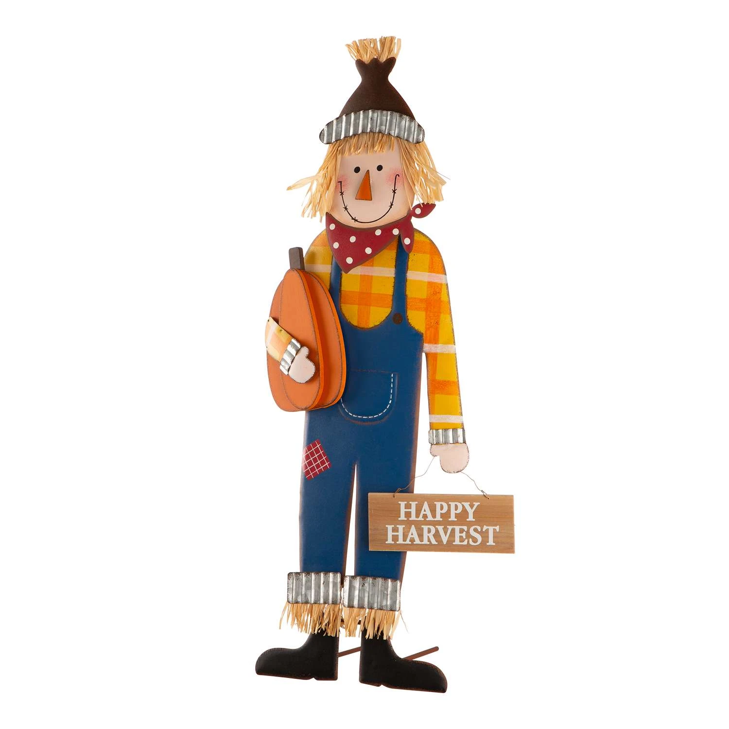 Glitzhome 36 In. Scarecrow Fall Decor 7 Glitzhome 36 In. Scarecrow Fall Decor - Image 7