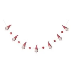 Glitzhome 6 Ft. L Gnome Garland