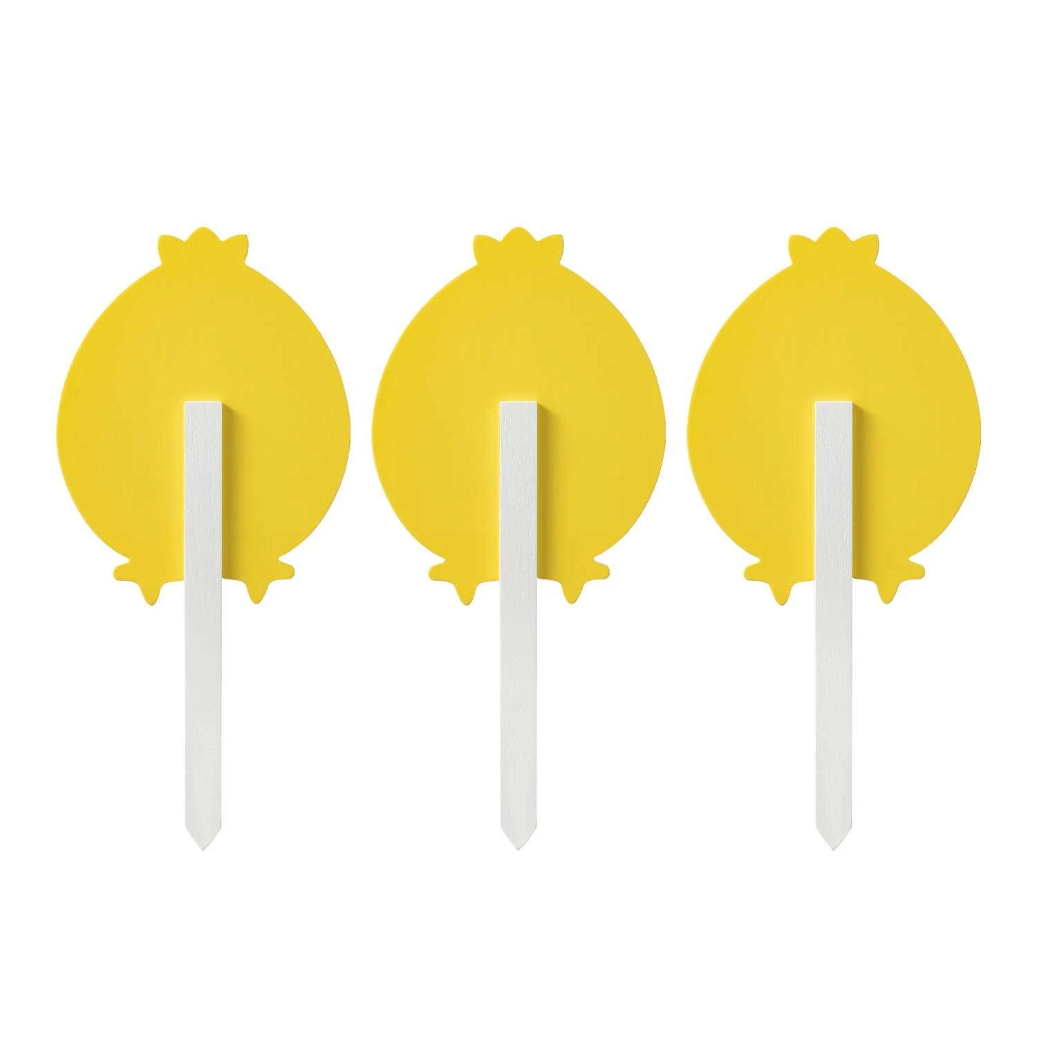 Glitzhome Easter Chick Pick Yard Stake MDF/Solid Wood 3 Pc 5 Glitzhome Easter Chick Pick Yard Stake MDF/Solid Wood 3 Pc - Image 5