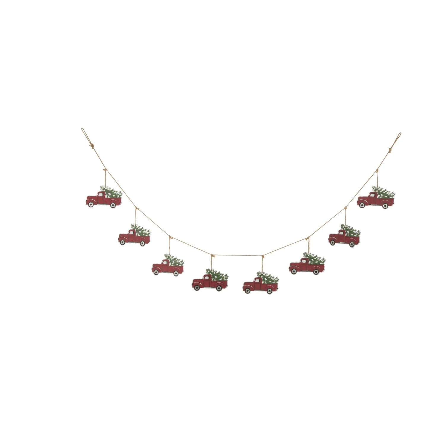 Glitzhome 6 Ft. L Truck Garland 1 Glitzhome 6 Ft. L Truck Garland