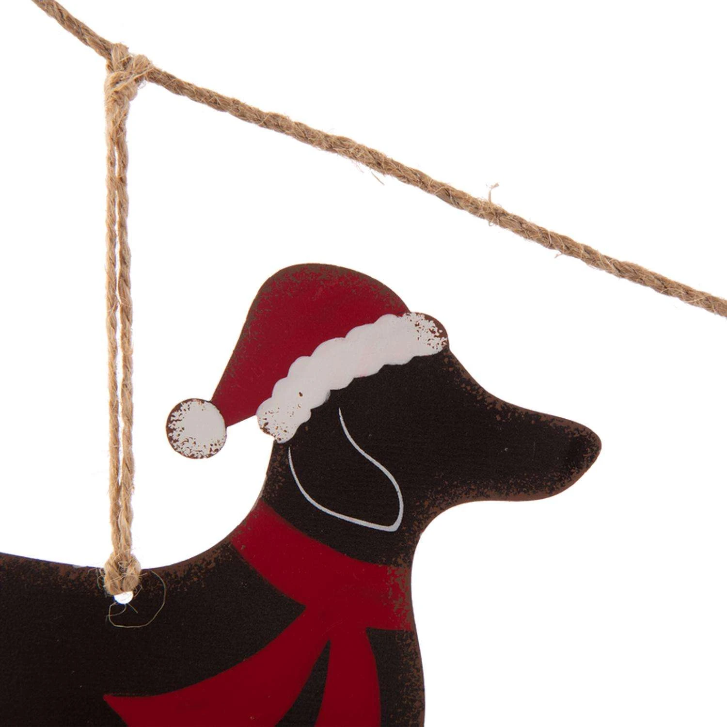 Glitzhome 6 Ft. L Dog Garland 2 Glitzhome 6 Ft. L Dog Garland - Image 2