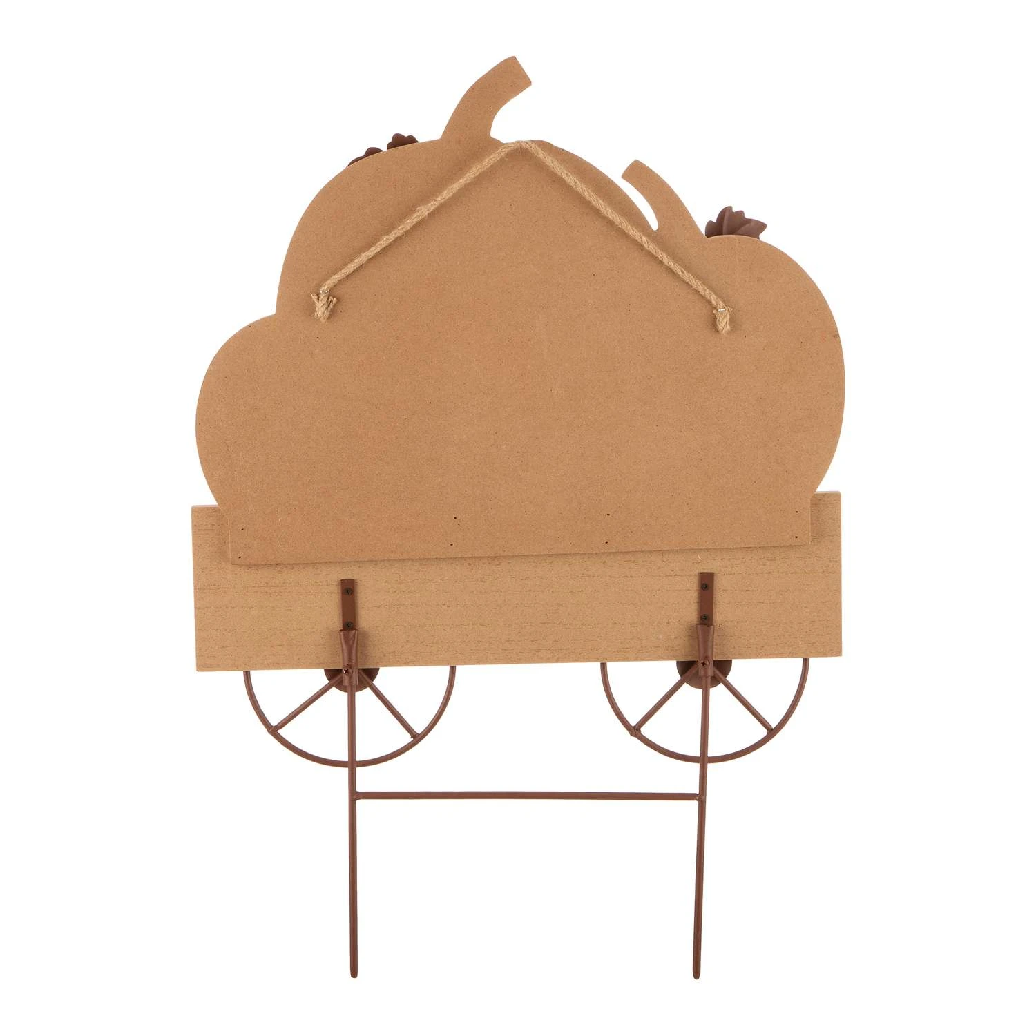 Glitzhome 26.38 In. Pumpkin Cart Fall Decor 6 Glitzhome 26.38 In. Pumpkin Cart Fall Decor - Image 6