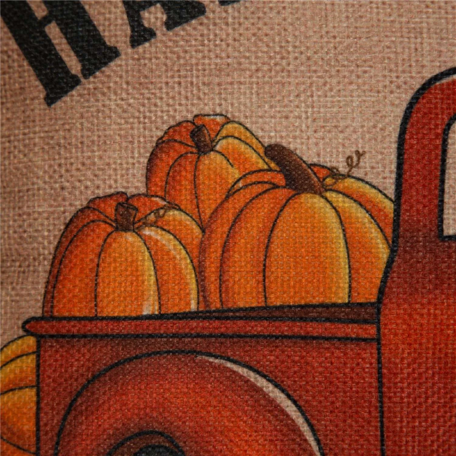 Glitzhome 11.61 In. Happy Harvest Pillow Fall Decor 3 Glitzhome 11.61 In. Happy Harvest Pillow Fall Decor - Image 3