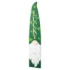 Glitzhome St Patrick's Lucky Gnome Porch Sign Decor MDF 1 Pc