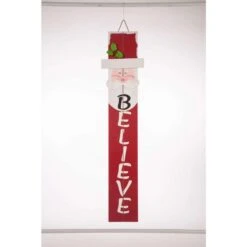 Glitzhome Multicolored Believe Porch Sign 42 In. -Glitzhome b54b4c9b df97 40d2 9193 ac03ddcf7b3d
