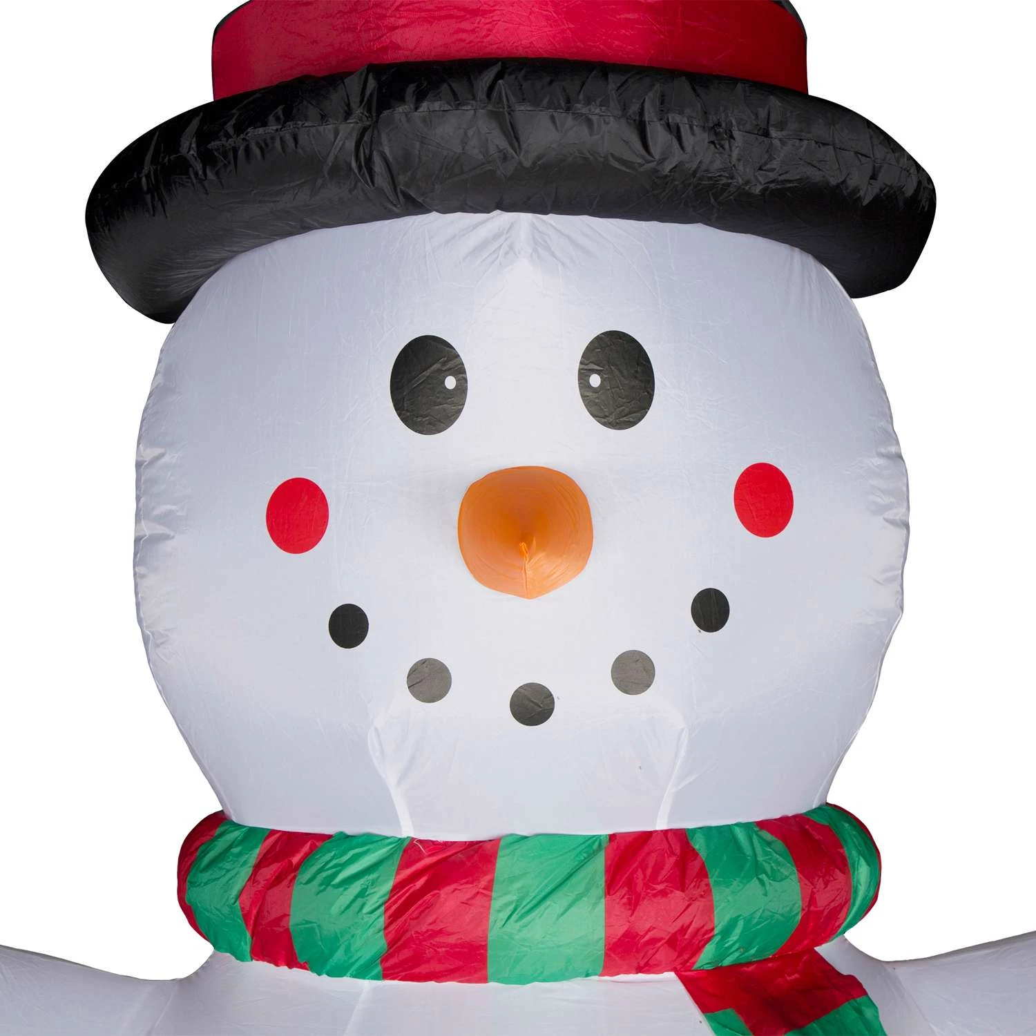 Glitzhome Snowman "Welcome" Banner 141.73 In. Inflatable 2 Glitzhome Snowman "Welcome" Banner 141.73 In. Inflatable - Image 2
