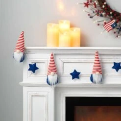 Glitzhome Patriotic Garland Polyester 1 Pc 11 Glitzhome Patriotic Garland Polyester 1 Pc -Glitzhome e7987092 4b80 4a41 a5ae e7c0bce3c27d