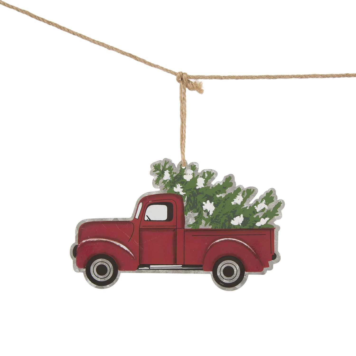 Glitzhome 6 Ft. L Truck Garland 2 Glitzhome 6 Ft. L Truck Garland - Image 2