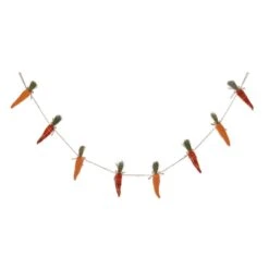 Glitzhome Easter Garland Burlap/Cotton/Polyester/Plastic 1 Pc